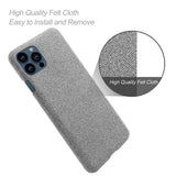 iPhone 13 Pro KSQ Fabric Plastic Case - Light Grey