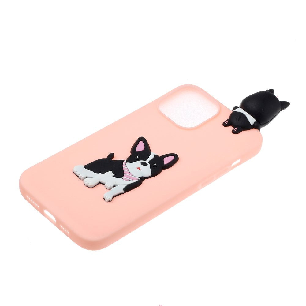 iPhone 13 Flexible Plastic Case with Figure - Dog