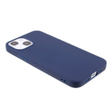 iPhone 13 Flexible TPU Plastic Back Case - Dark Blue