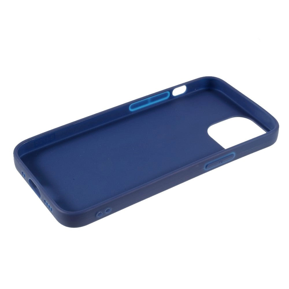 iPhone 13 Flexible TPU Plastic Back Case - Dark Blue