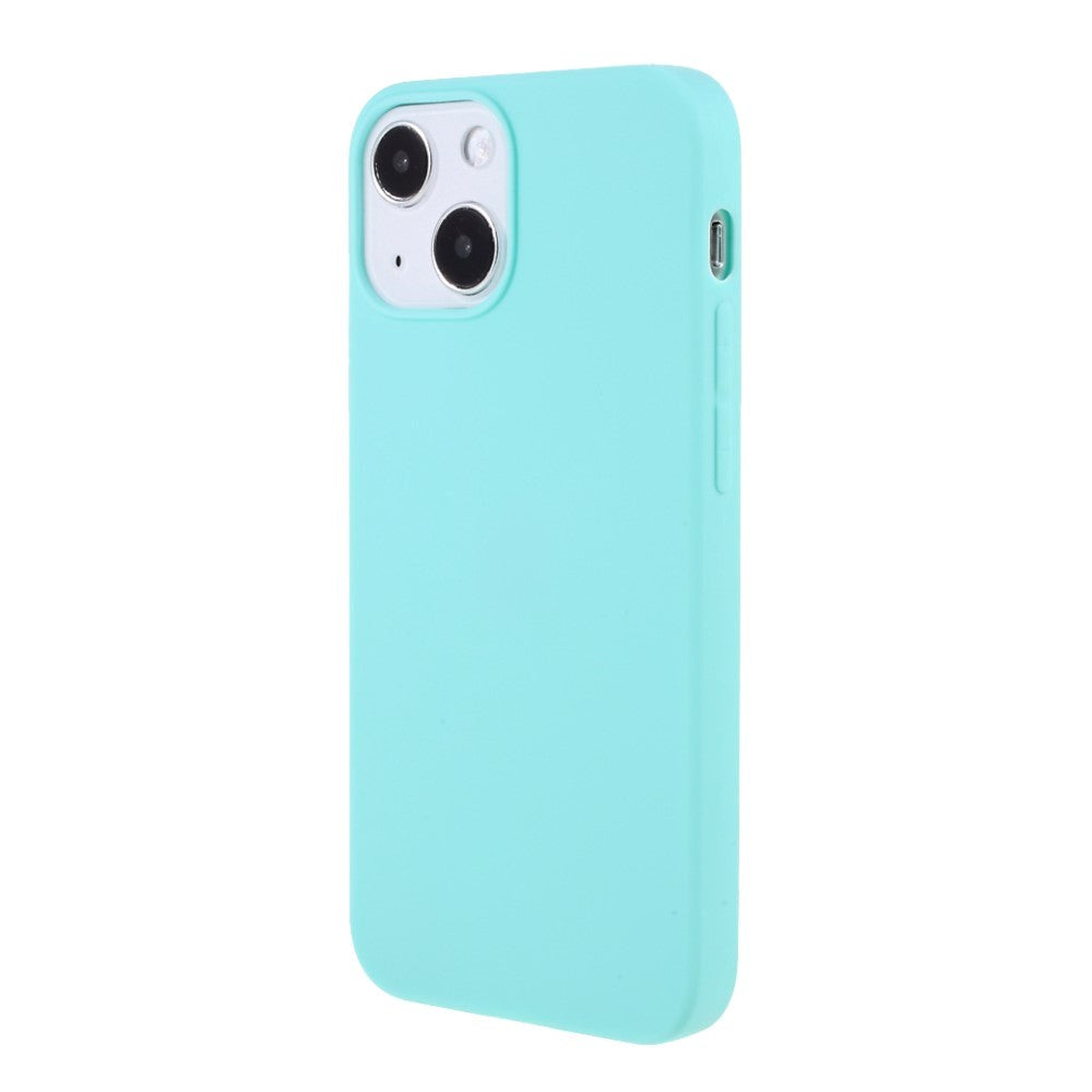 iPhone 13 Flexible TPU Plastic Back Case - Turquoise