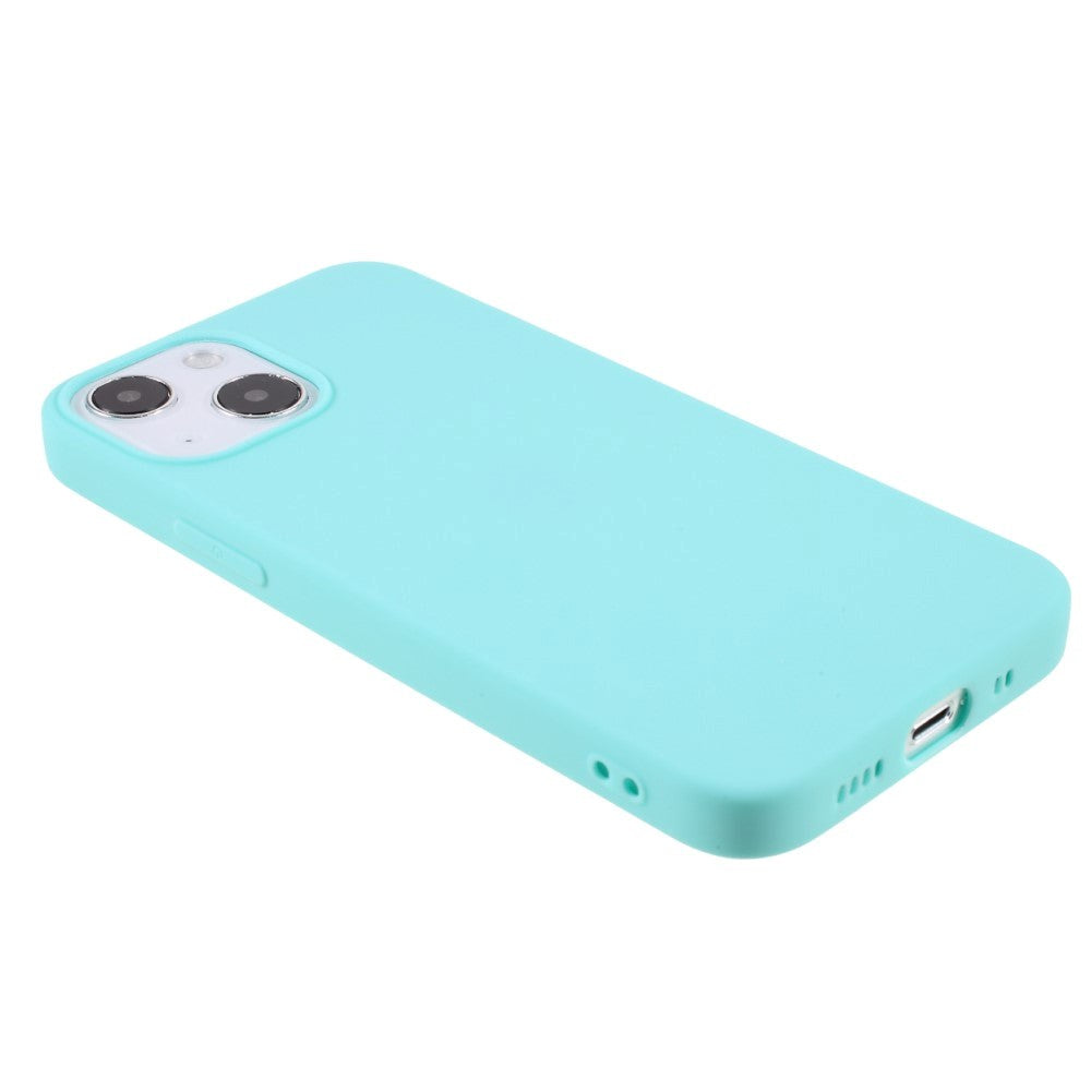 iPhone 13 Flexible TPU Plastic Back Case - Turquoise