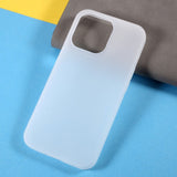 iPhone 13 Pro Max Flexible TPU Plastic Back Case - White