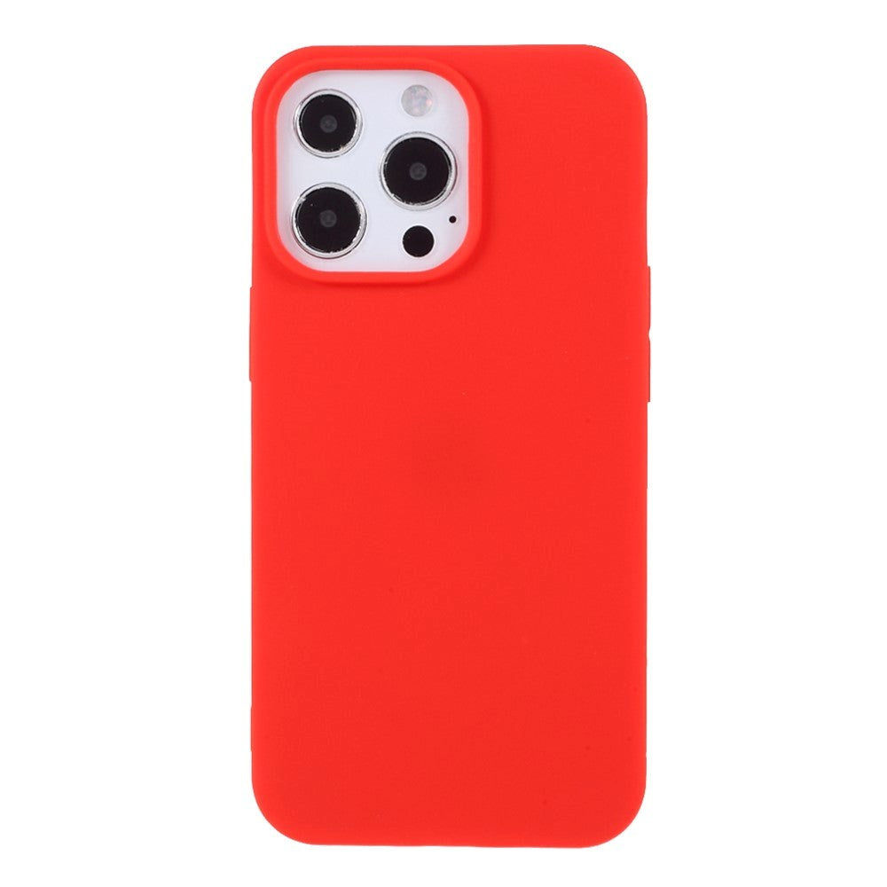 iPhone 13 Pro Flexible TPU Plastic Back Case - Red