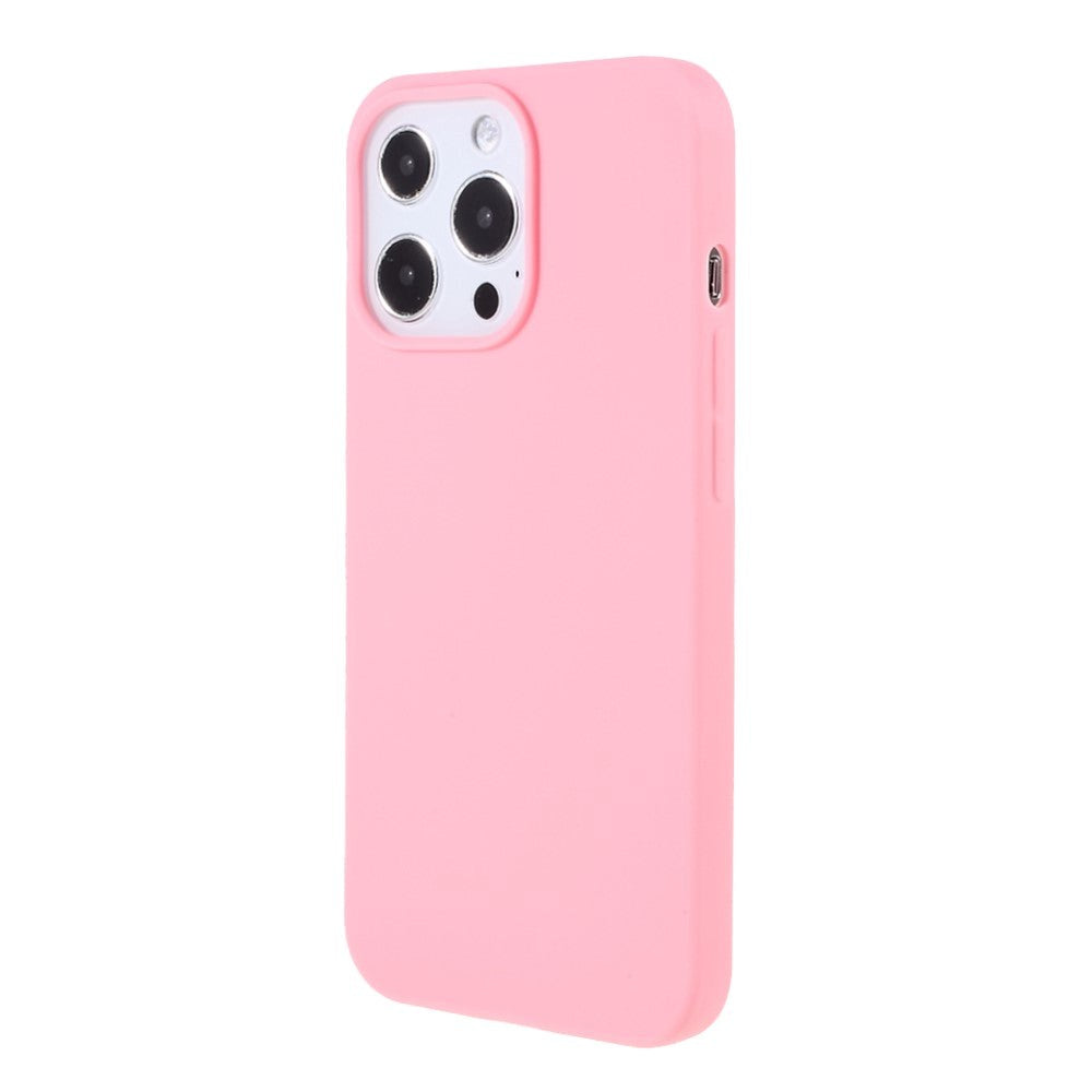 iPhone 13 Pro Flexible TPU Plastic Back Case - Pink