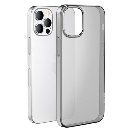 iPhone 13 Pro Max Hoco Flexible Plastic Case - Smokey Transparent