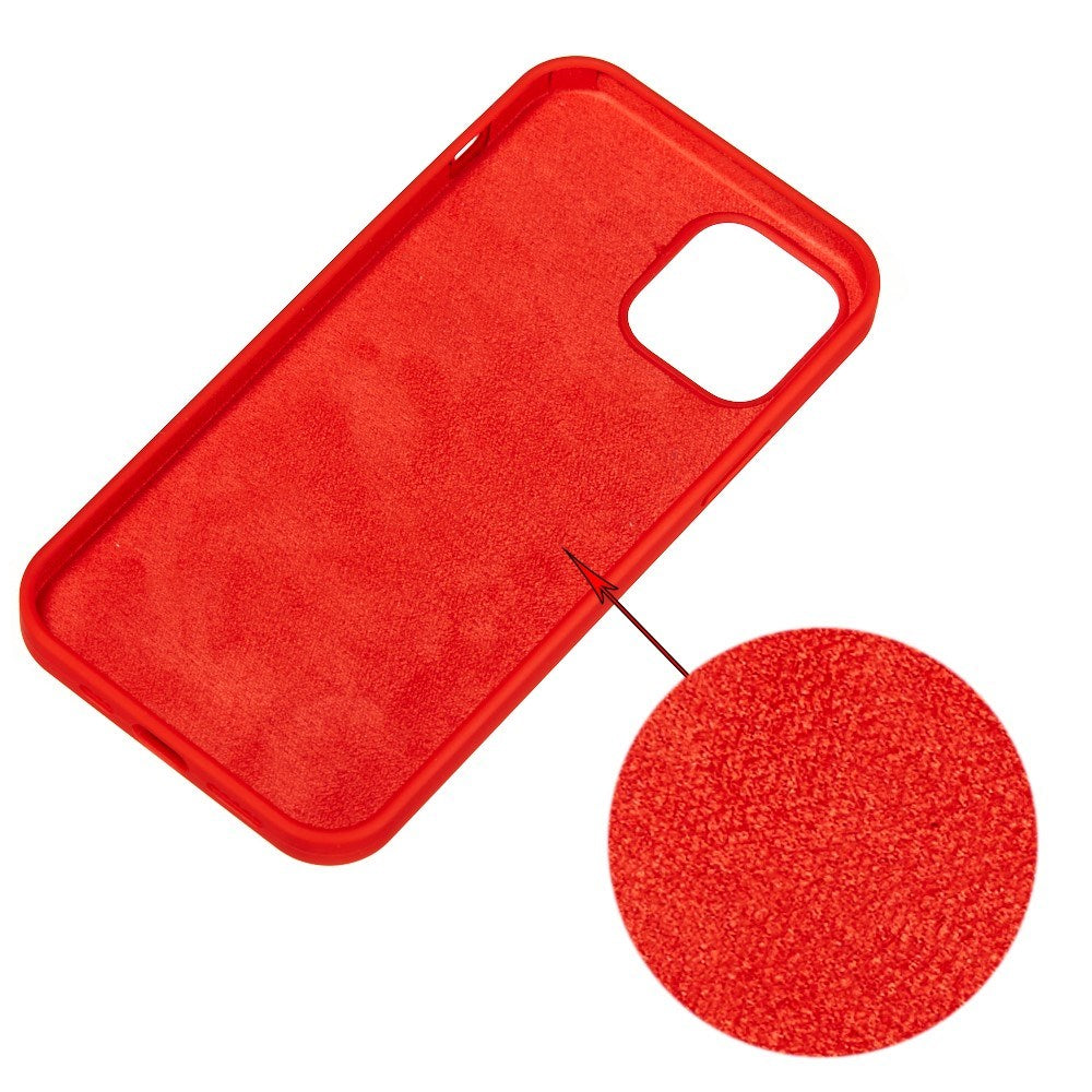 EIDERWOOD iPhone 13 Lined Silicone Case - Red