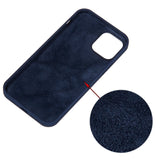 EIDERWOOD iPhone 13 Lined Silicone Case - Dark Blue