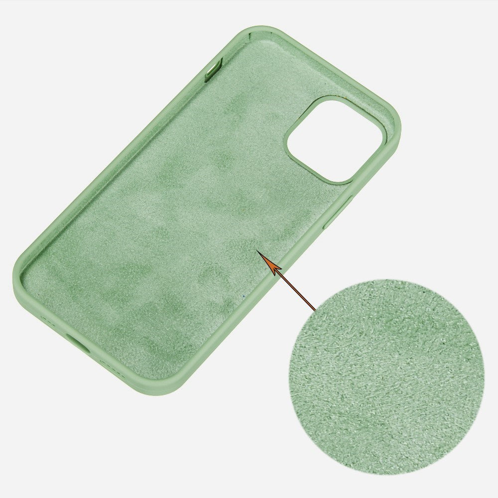 iPhone 13 Mini Silicone Case - Light Green