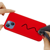 iPhone 13 Mini Silicone Case - Red