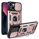 iPhone 13 Tough Case w. Magnetic Kickstand & Cam Slider - Rose Gold