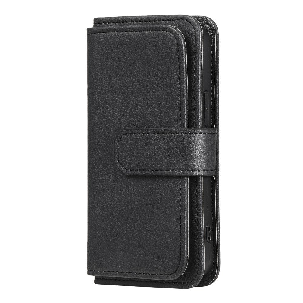 EIDERWOOD iPhone 13 Mini Flip Case with Card Holder - Black
