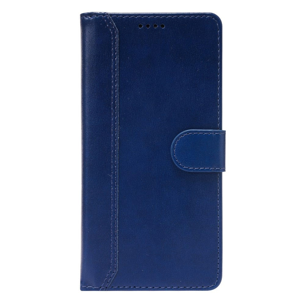 iPhone SE (2022/2020)/8/7 Wallet Case - Vertical Needlework - Blue