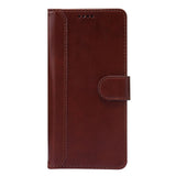 iPhone SE (2022/2020)/8/7 Wallet Case - Vertical Needlework - Brown