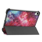 iPad Mini (2021) Leather Case w. Folding & Standing - Starry sky