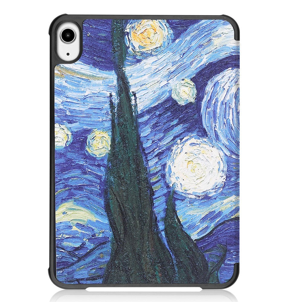 iPad Mini (2021) Leather Case w. Folding & Standing - Starry Night