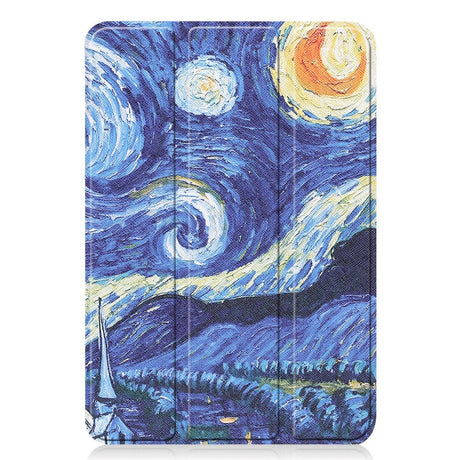 iPad Mini (2021) Leather Case w. Folding & Standing - Starry Night