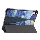 iPad Mini (2021) Leather Case w. Folding & Standing - Starry Night