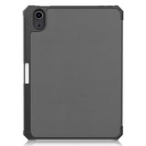 iPad Mini (2021) - Foldable Case w. Stand & Stylus Pen Holder - Grey