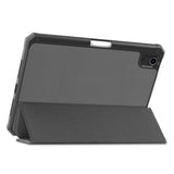 iPad Mini (2021) - Foldable Case w. Stand & Stylus Pen Holder - Grey