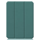 iPad Mini (2021) - Foldable Case w. Stand & Stylus Pen Holder - Dark Green