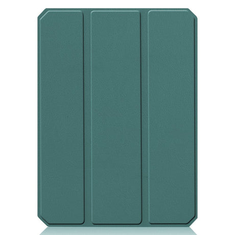 iPad Mini (2021) - Foldable Case w. Stand & Stylus Pen Holder - Dark Green