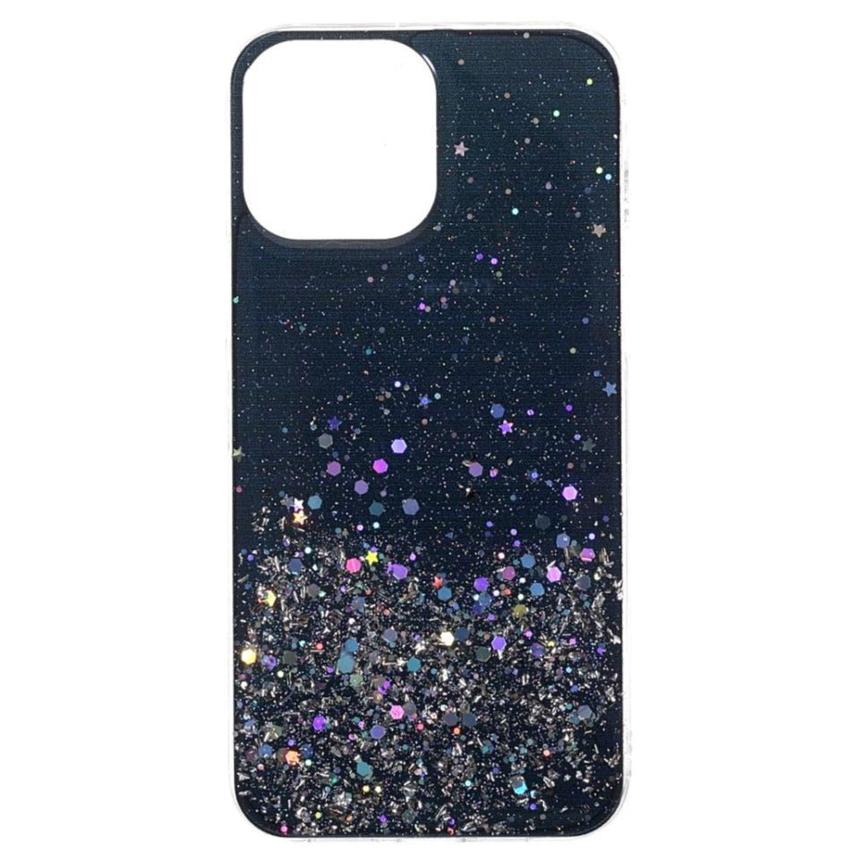 iPhone 13 Pro Glitter Case - Black