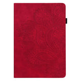 iPad Mini (2021) - Wallet Case - Floral Print - Red