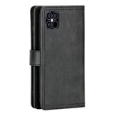 EIDERWOOD iPhone 13 Mini Flip Case with Card Holder and Strap - Black