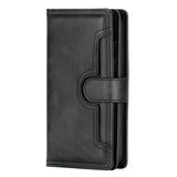 EIDERWOOD iPhone 13 Flip Case with Card Holder and Strap - Black