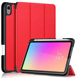 iPad Mini (2021) Tri-fold Flip Case w. Apple Pencil Holder - Red