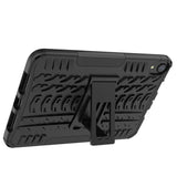 iPad Mini (2021) Tough Case w. Tyre Design & Stand Function - Black