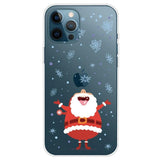 iPhone 13 Pro Max Flexible Plastic Christmas Case - Merry Christmas - Grinning Santa