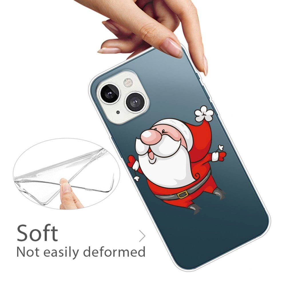 iPhone 13 Mini Flexible Plastic Christmas Case - Merry Christmas - Santa Claus