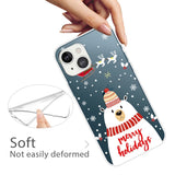 iPhone 13 Flexible Plastic Christmas Case - Merry Christmas - Polar Bear