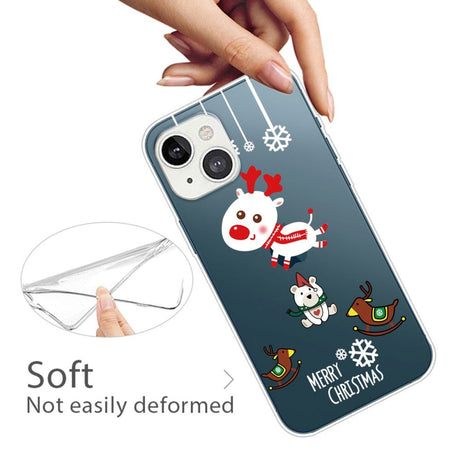 iPhone 13 Mini Flexible Plastic Christmas Case - Merry Christmas - Christmas Animal