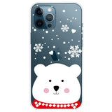 iPhone 13 Pro Flexible Plastic Christmas Case - Merry Christmas - Cute Polar Bear