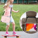 iPad 10.2" (2021/ 2020 / 2019) Kids Case - Butterfly Kickstand Case - Pink