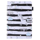 iPad Mini (2021) - Leather Wallet Case & Print - Unicorn