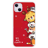 iPhone 13 Flexible Plastic Christmas Case - Whole Family