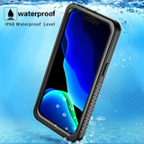 iPhone 13 Pro IP68 Dust & Waterproof Case - Transparent / Black
