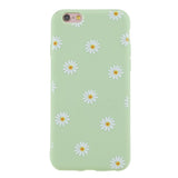 EIDERWOOD iPhone 6 / 6s Flexible Plastic Back Case w. Flowers - Green