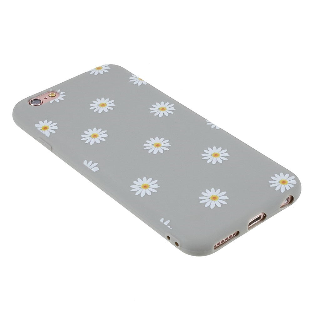 EIDERWOOD iPhone 6 / 6s Flexible Plastic Back Case w. Flowers - Grey