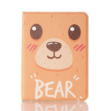 iPad Mini (2021) Case w. Card Holder & Touch Pen Holder - "Bear"