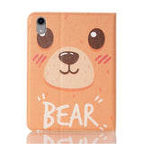 iPad Mini (2021) Case w. Card Holder & Touch Pen Holder - "Bear"