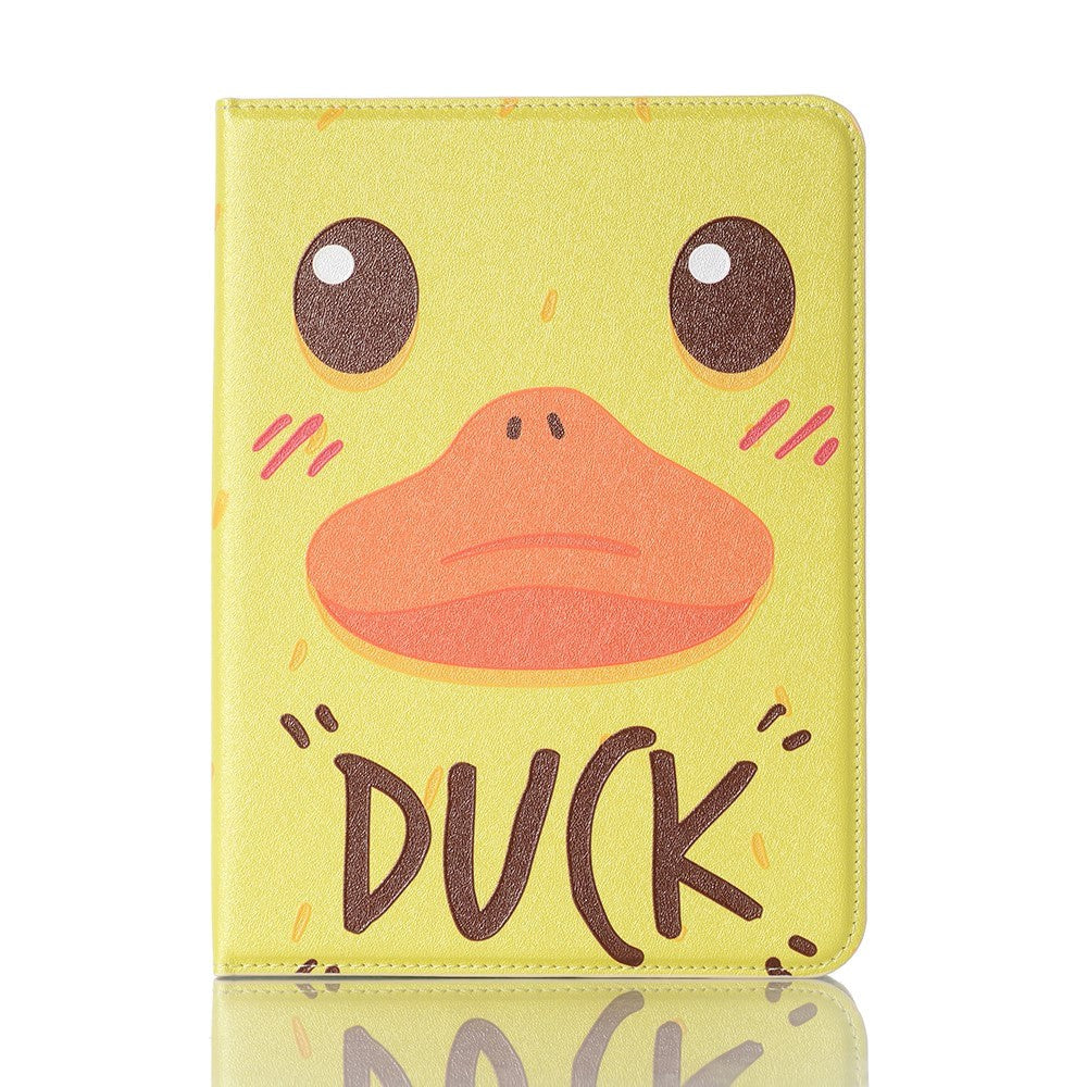 iPad Mini (2021) Case w. Card Holder & Touch Pen Holder - "Duck"