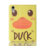 iPad Mini (2021) Case w. Card Holder & Touch Pen Holder - "Duck"