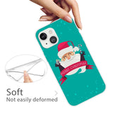 iPhone 13 Flexible Plastic Christmas Case - Merry Christmas - Happy Santa