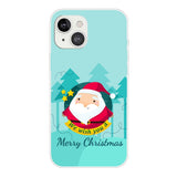 iPhone 13 Flexible Plastic Christmas Case - Merry Christmas - Cartoon Santa