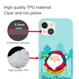 iPhone 13 Flexible Plastic Christmas Case - Merry Christmas - Cartoon Santa